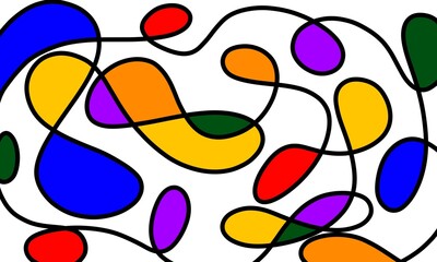 Art, Illustration, and wallpaper background. Boho wall art print. Shapes composition. Stylish cover for beauty presentation, branding design. Abtract shape line minimal background. 