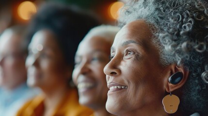 Obraz premium Women sit together, chatting and laughing