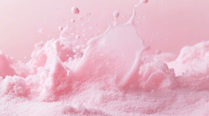 Pink Splashing Liquid