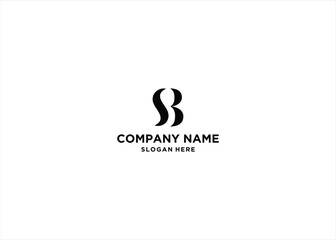 S B letter logo design vector