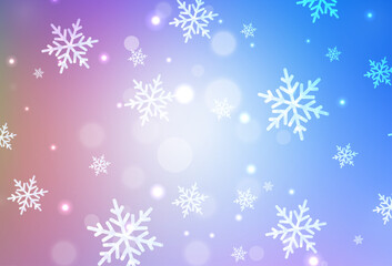 Light Blue, Red vector layout in New Year style.