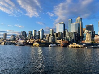 Fototapeta premium seattle skyline cityscape 