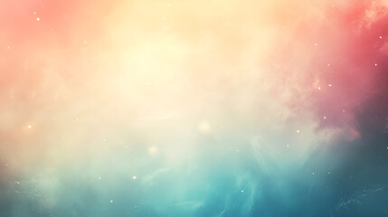 un fondo con textura de colores con destellos de luz espacio lleno de nubes brillante y con luces fondo de arte o diseño