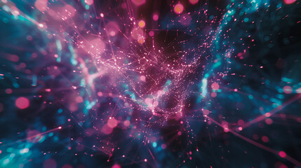 Obraz premium abstract professional business team people connection of line from nail node to node on sky map background , networking concept