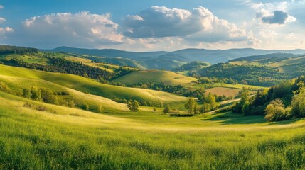 Obraz premium Rolling Hills of Serenity