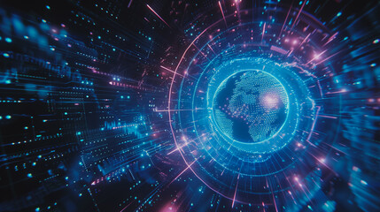 Data center on cloud cyber security	and Blue Binary Data Software Programming Code Background. Random Parts of Program Code. Digital Data Technology Concept