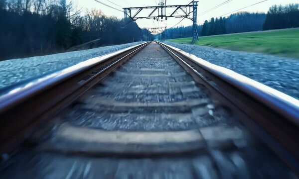 Train Tracks Perspective