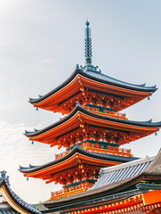 Fototapeta premium Eastern Nature and Asian Palace 