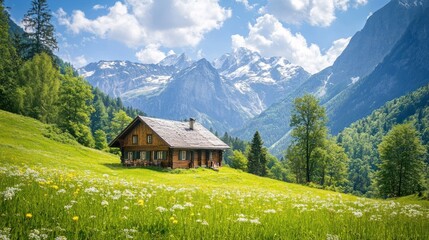 Cabin in the Alps