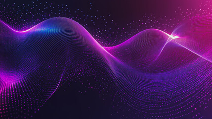 Fototapeta premium Abstract digital background electromagnetic wave colorful background Abstract digital wave background information technology Innovation is the background. gradient wave digital wave banner 