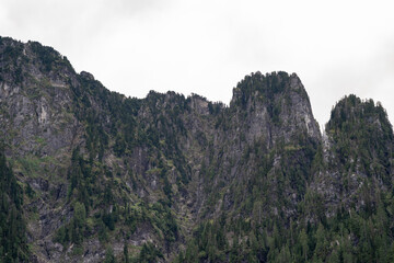 Stunning views of Lake 22 on a cloudy day in Washington State.