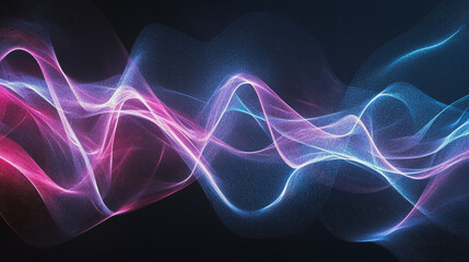 Fototapeta premium Abstract digital background electromagnetic wave colorful background Abstract digital wave background information technology Innovation is the background. gradient wave digital wave banner 