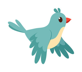 cute little blue bird with good quality and good design