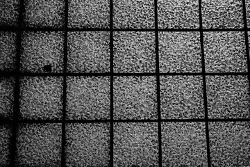 Naklejka premium タイル張りの地面