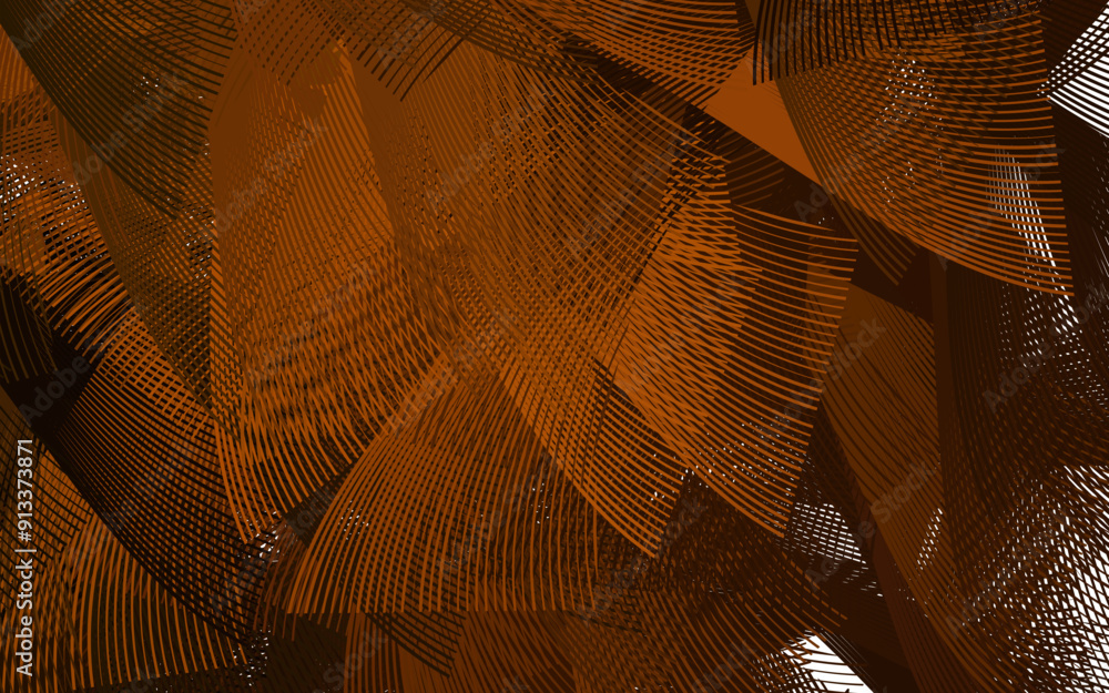 Poster dark red vector texture with abstract forms.