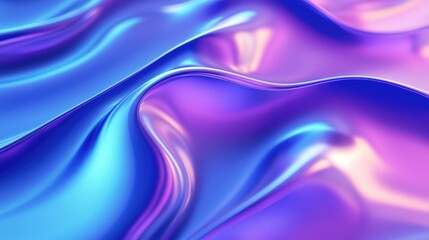 Obraz premium A blue and purple fabric with a wave pattern