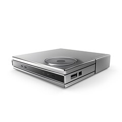 Obraz premium Dvd player isolated on white background.