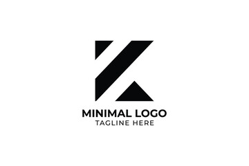 K Letter vector Logo Template Illustration Design, abstract letter K logo for business or company Letter K logo icon line design template