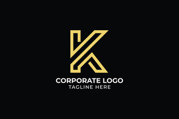 K Letter vector Logo Template Illustration Design, abstract letter K logo for business or company
