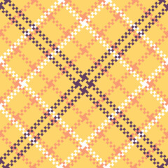 Plaids Pattern Seamless. Traditional Scottish Checkered Background. Traditional Scottish Woven Fabric. Lumberjack Shirt Flannel Textile. Pattern Tile Swatch Included.