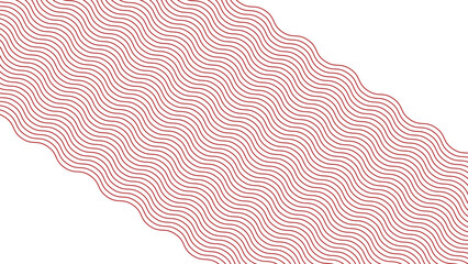 Red wave line pattern abstract background for backdrop or presentation