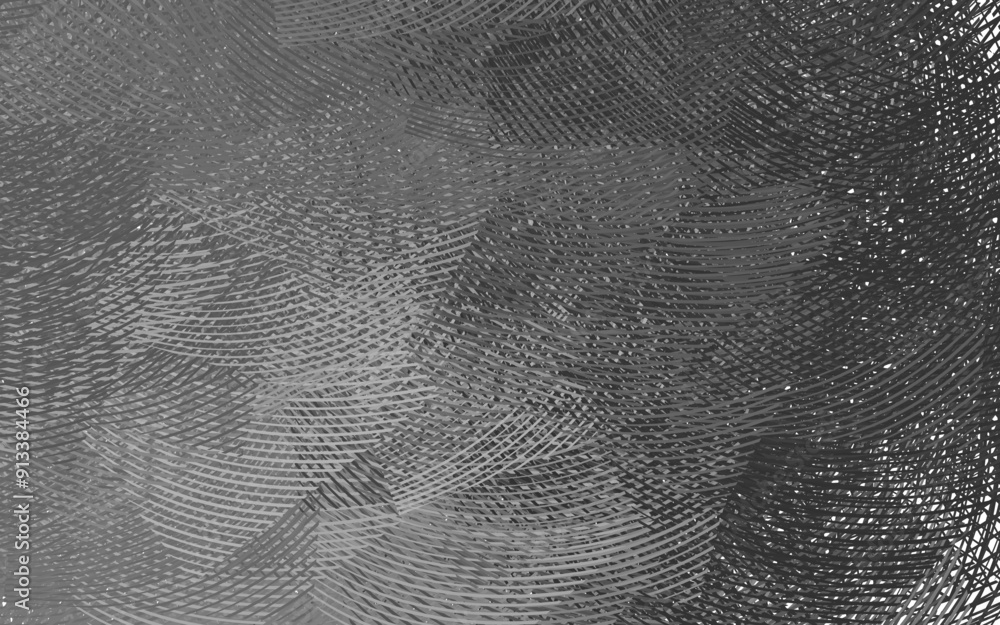Poster light gray vector pattern with wry lines.