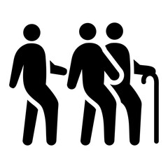 Walking Clubs Icon