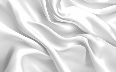 Obraz premium white satin fabric