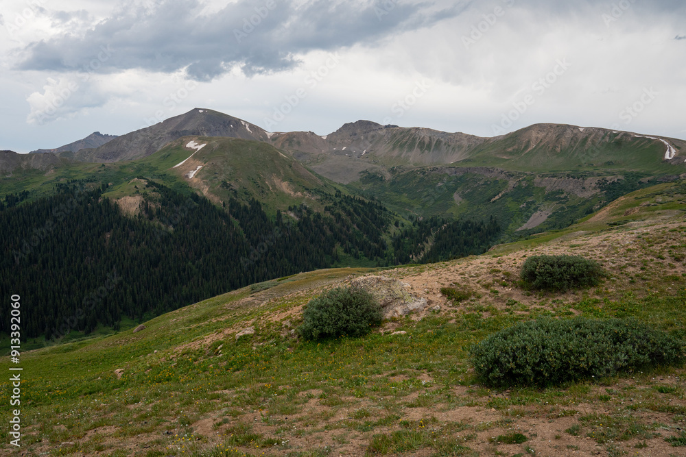 Wall mural landscape in the mountains