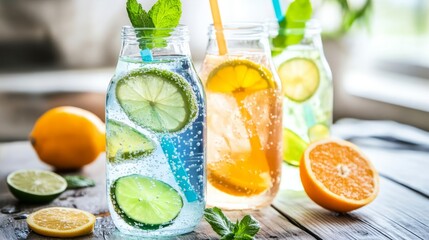 Fototapeta premium Is Electrolyte Water Actually Good For You