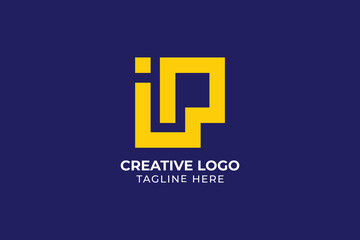 Letter I logo design for various types of businesses and company, Abstract initial Letter I logo icon design template