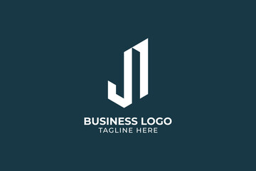 abstract j real estate logo design vector, initial letter j logo  design, letter J for building icon real estate business