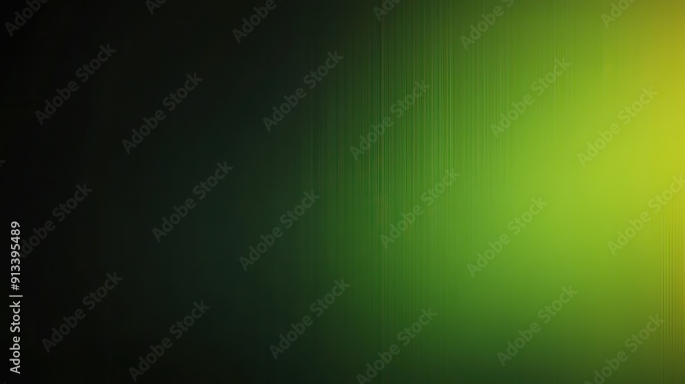 Poster abstract green and black gradient background with subtle lines.