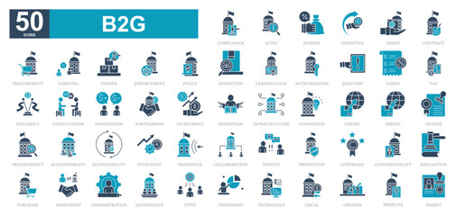 B2G iconset