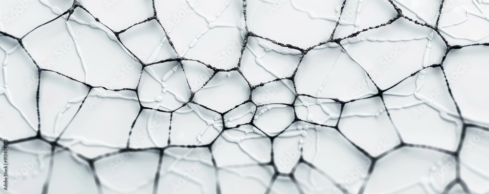 Poster intricate patterns of cracked glass create a unique and artistic visual, perfect for modern design a