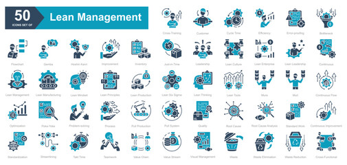 Lean Management  iconset