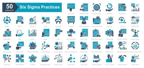 Six Sigma Practices iconset