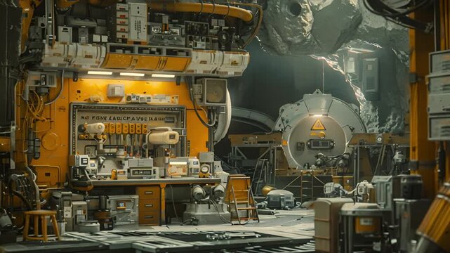 Futuristic Underground Lab