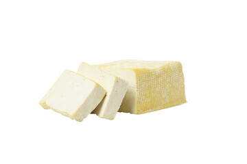 PNG,Chopped tofu, isolated on white background