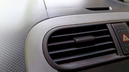 View of ac vent in classic car