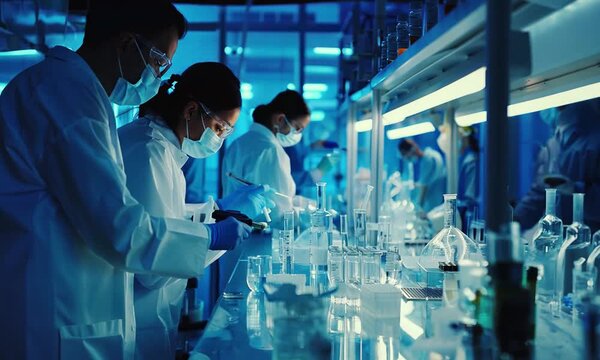 Scientists Working in Laboratory