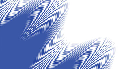 Blue wave line pattern abstract background for backdrop or presentation
