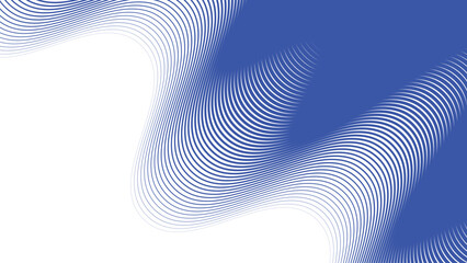 Blue wave line pattern abstract background for backdrop or presentation
