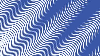 Blue wave line pattern abstract background for backdrop or presentation