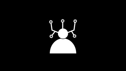 Animation video in skill icon with expert icon.