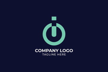 Creative Energy dynamic power logo icon element, 