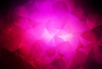 Fototapeta premium Dark Pink vector template with chaotic shapes.