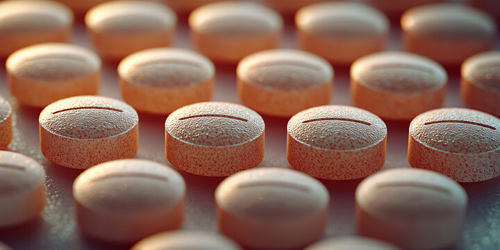 Rohypnol tablet, closeup