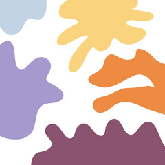 Abstract Shapes Decoration Background