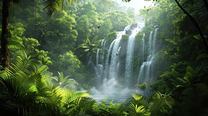 waterfall in the forest